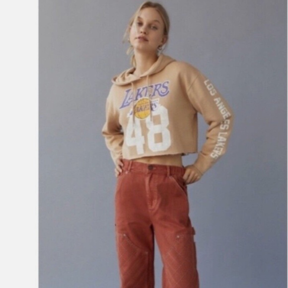 Lakers Cropped Hoodie - Picture 2 of 6